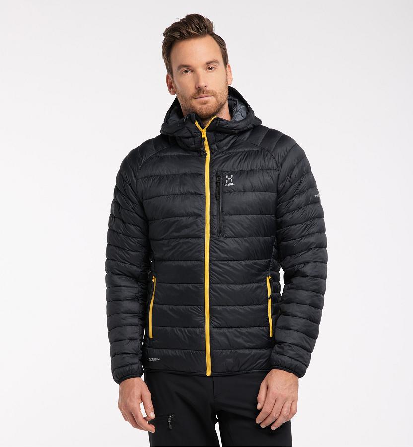 Haglöfs Mens V Series Mimic Down Jacket Black New Zealand 49815OCDP